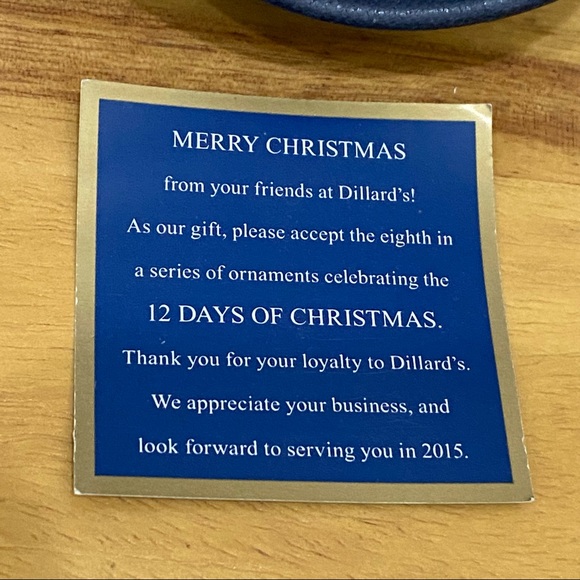 Dillard’s Holiday 24 Dillards 12 Days Of Christmas Eight